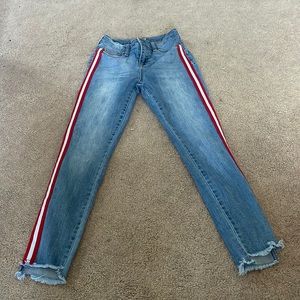 High Rise Light Wash Jeans